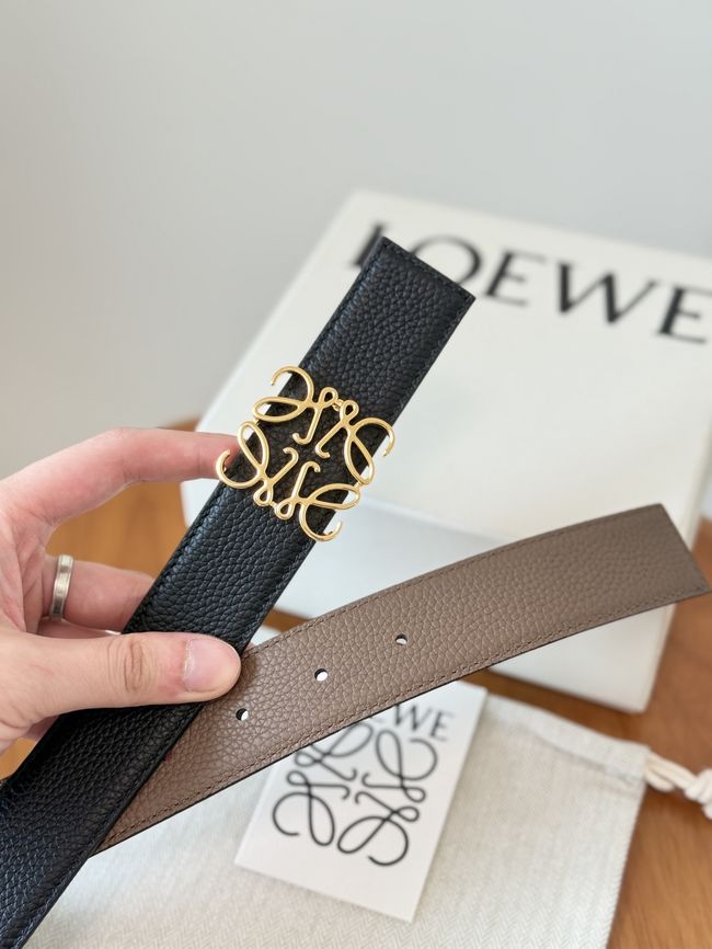 Loewe Cowhide Double-Sided Anagram Belt 35MM 26X03-9