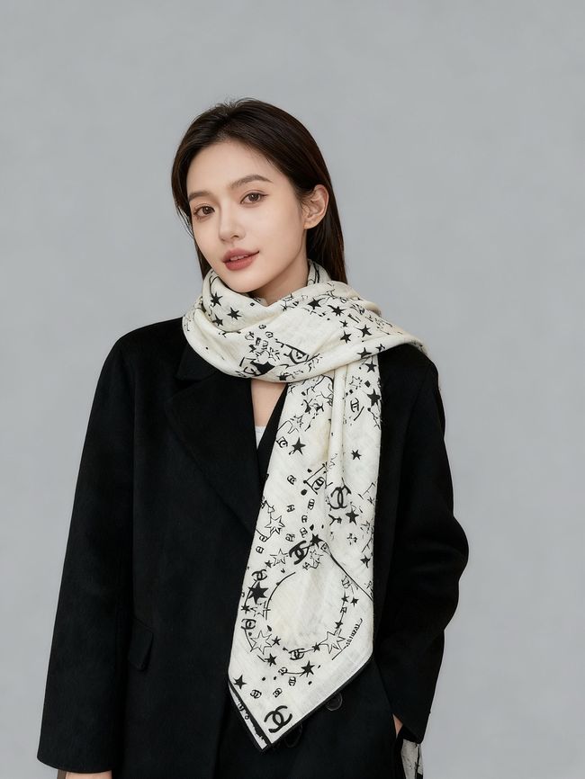 Chanel Wool and Silk Shawl AAC493-1 Chanel Wool and Silk Shawl AAC493-1