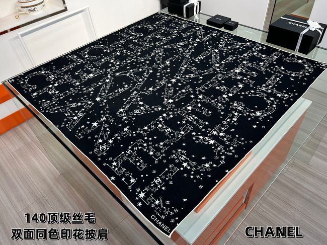 Chanel Wool and Silk Shawl AAC493-2 Chanel Wool and Silk Shawl AAC493-2