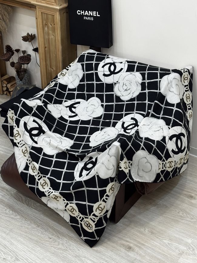 Chanel Wool and Silk Shawl AAC078-1 Chanel Wool and Silk Shawl AAC078-1