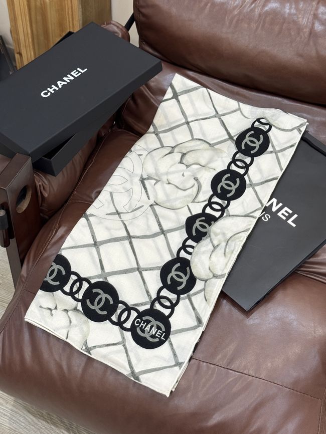 Chanel Wool and Silk Shawl AAC078-2 Chanel Wool and Silk Shawl AAC078-2