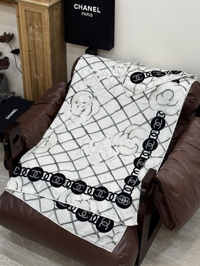 Chanel Wool and Silk Shawl AAC078-2 Chanel Wool and Silk Shawl AAC078-2