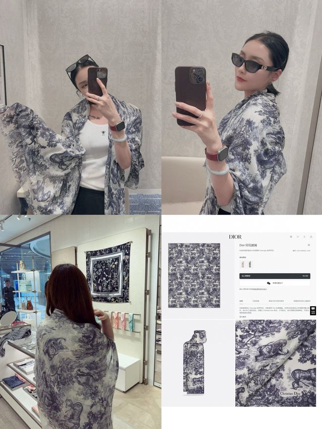 Dior Oblique Shawl L1169-1