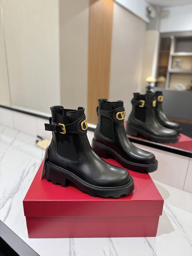 Valentino LOGO cowhide ankle boots S0MT5-2