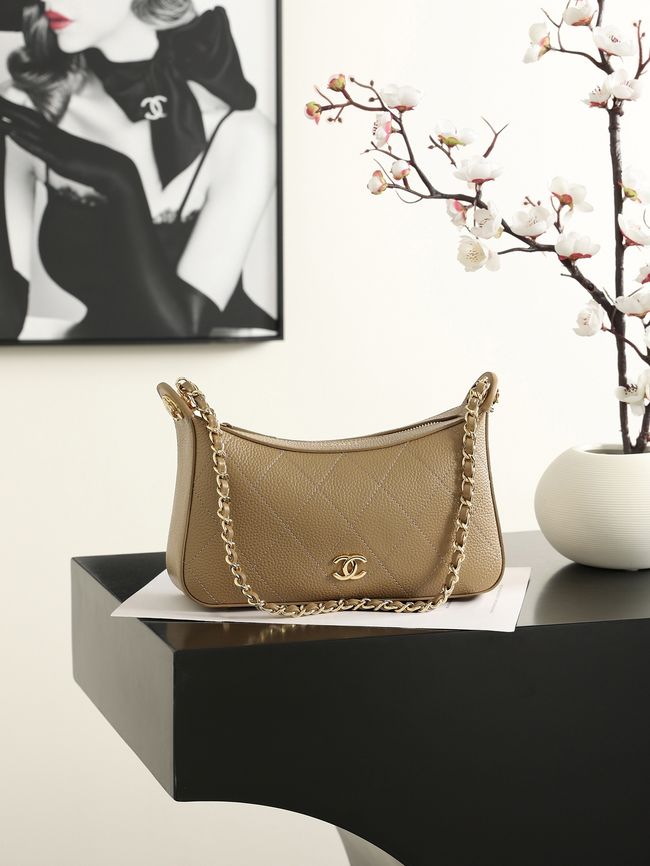 CHANEL Hobo Bag AS6640 apricot