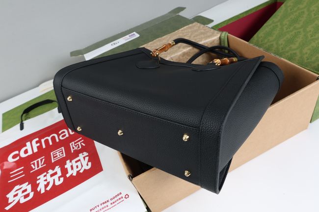 Gucci Bamboo Tote medium bag A005YB black