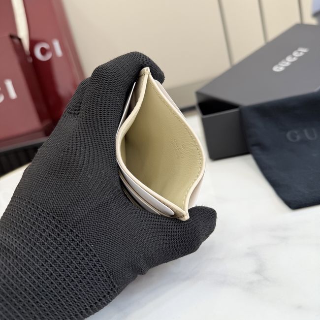 Gucci Card case with Horsebit A006YR Apricot