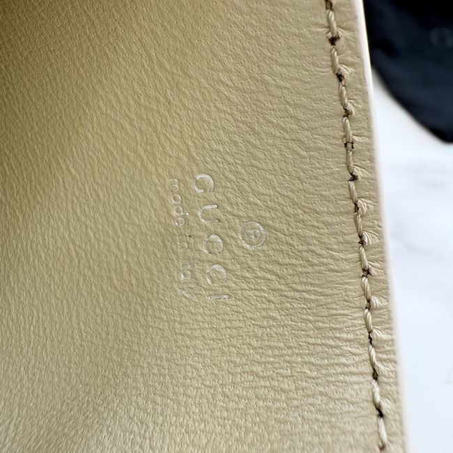 Gucci Card case with Horsebit A006YR Apricot