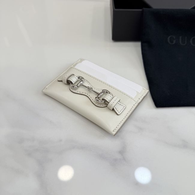 Gucci Card case with Horsebit A006YR white