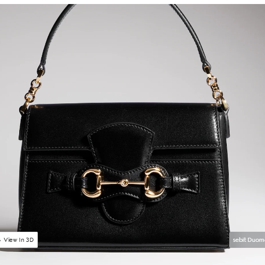 Gucci Horsebit Duomo small top handle bag A006O9 black