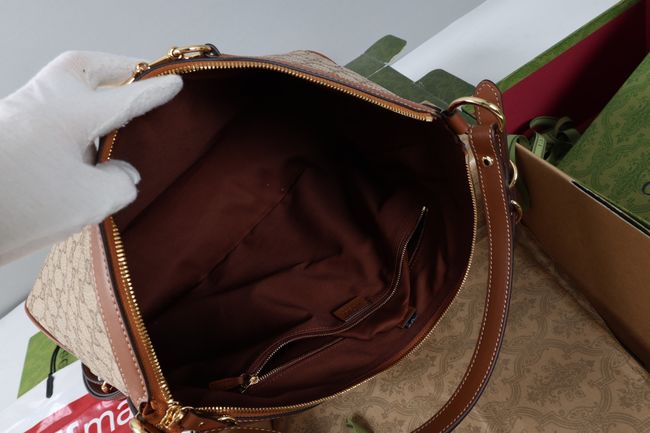 Gucci Starlet large shoulder bag A00CI2 brown