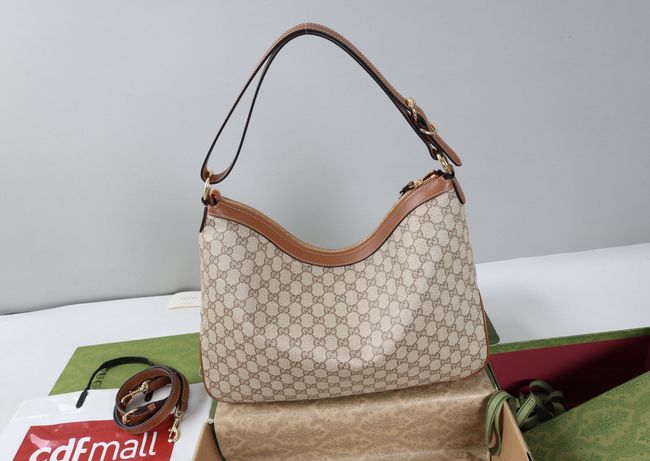 Gucci Starlet large shoulder bag A00CI2 brown