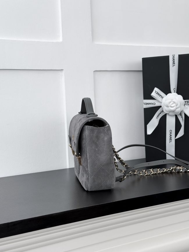 Chanel Backpack AS6465 Dark Gray