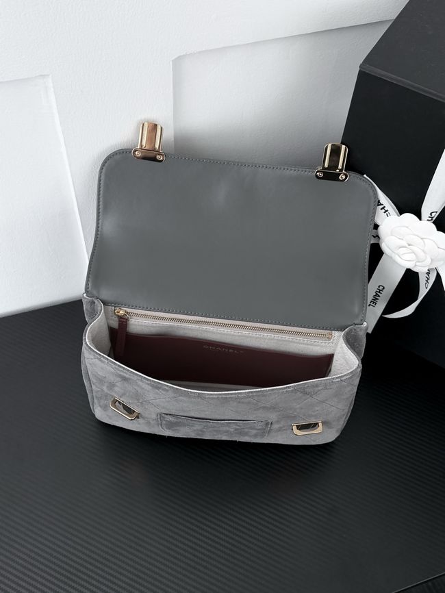 Chanel Backpack AS6465 Dark Gray