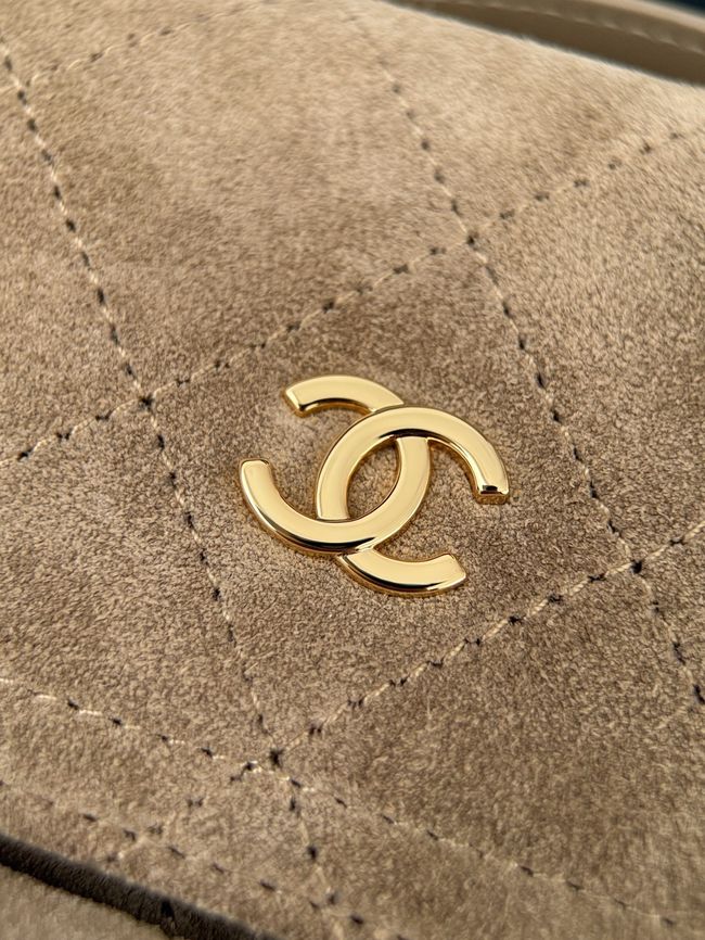 Chanel Backpack AS6465 dark beige
