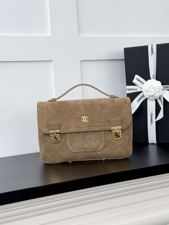 Chanel Backpack AS6465 dark beige