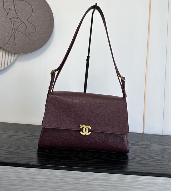 Chanel Maxi Flap bag AS6484 Burgundy