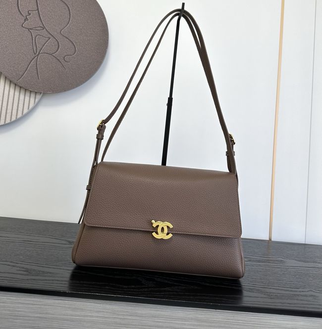 Chanel Maxi Flap bag AS6484 brown