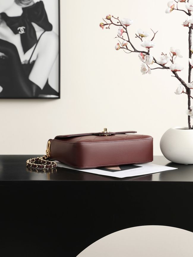 Chanel Small Flap Bag AS6625 Burgundy