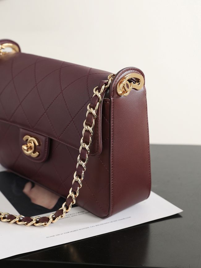 Chanel Small Flap Bag AS6625 Burgundy