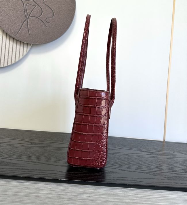 Chanel Small Shopping Bag AS6492 Burgundy