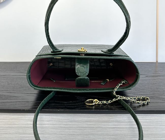 Chanel Small Shopping Bag AS6492 dark green Chanel Small Shopping Bag AS6492 dark green