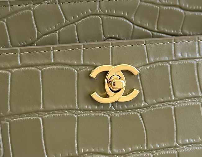 Chanel Small Shopping Bag AS6492 green Chanel Small Shopping Bag AS6492 green