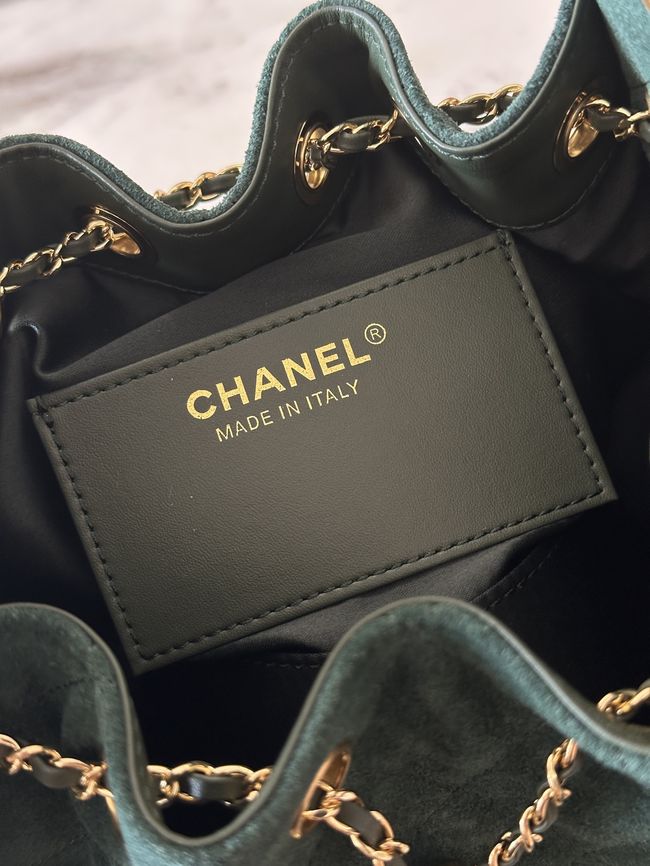 CHANEL 25 Mini Handbag Suede AS5631 dark blue CHANEL 25 Mini Handbag Suede AS5631 dark blue