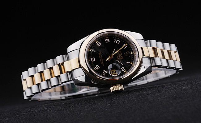 Rolex Datejust Black Stainless Steel 25mm Watch-RD3788 Rolex Datejust Black Stainless Steel 25mm Watch-RD3788